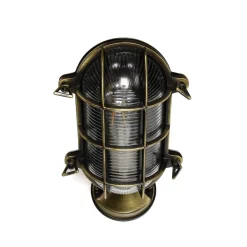 Lido Außenwandleuchte Verstellbar aus Messing Antik< Außenwandleuchten|Rustikale Lampen