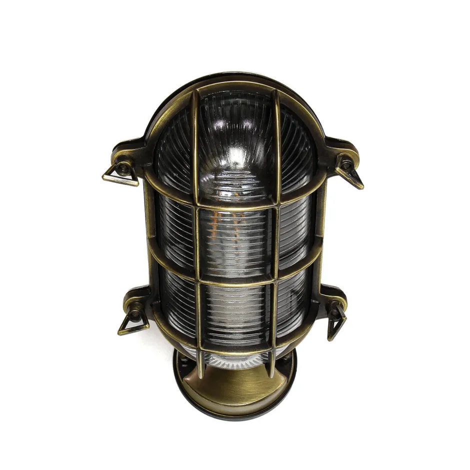 Lido Außenwandleuchte Verstellbar aus Messing Antik< Außenwandleuchten|Rustikale Lampen