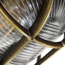 Lido Außenwandleuchte Verstellbar aus Messing Antik< Außenwandleuchten|Rustikale Lampen