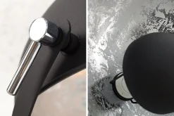 Retro Lampen|Designerlampen*Invicta Interior Außergewöhnlich Standlampe Retro 140cm Tripod