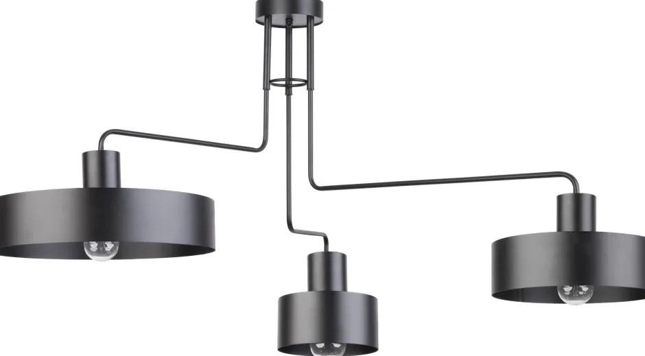 Deckenleuchten|Wohnzimmerlampen*Sigma Außergewöhnliche Deckenlampe 3-flammig Metall E27 Retro