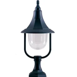 Elstead Außergewöhnliche Gartenleuchte Schwarz H:50cm JONES< Rustikale Lampen|Maritime Lampen