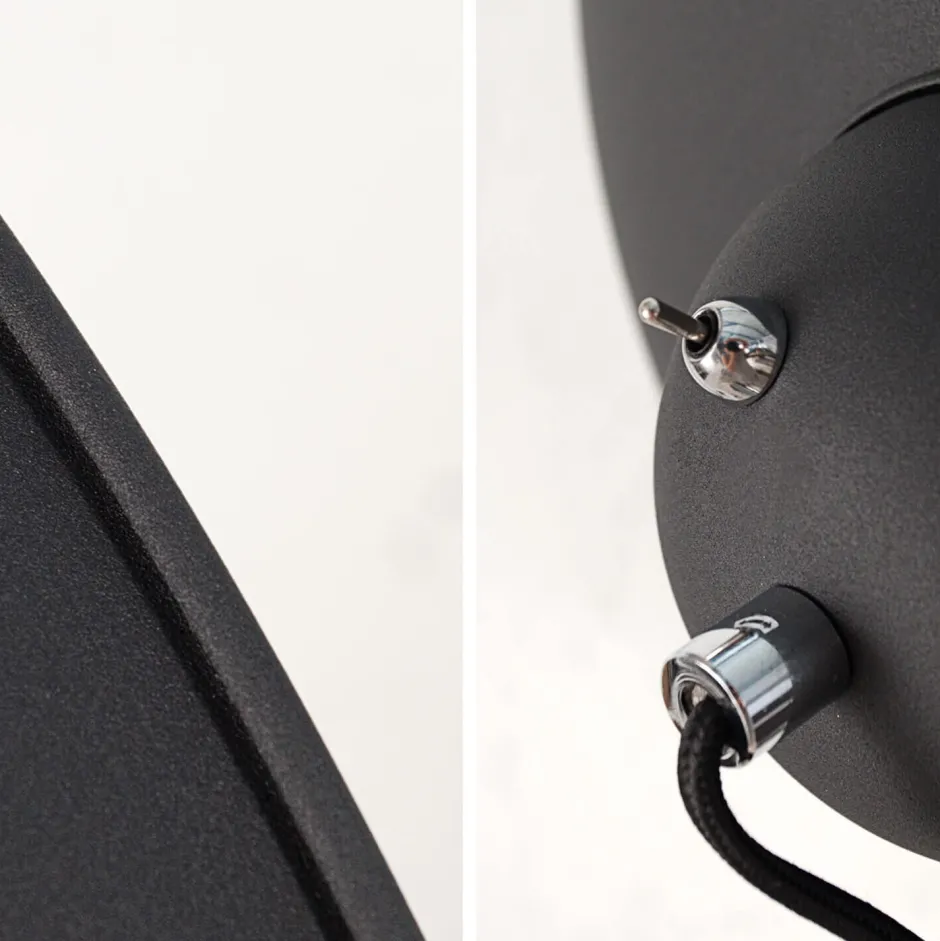 Invicta Interior Außergewöhnliche Standleuchte Schwarz beweglich< Retro Lampen|Designerlampen