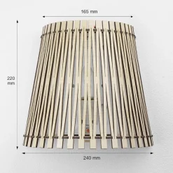 Eglo Außergewöhnliche Wandleuchte SENDERO in ahorn< Wandleuchten|Flurlampen
