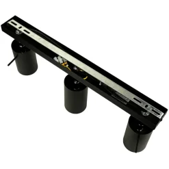 Wohnzimmerlampen|Moderne Lampen*Sollux Aufbau Spotstrahler ETNA in Schwarz 3-flmg