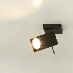 Wohnzimmerlampen|Bauhaus Lampen*Sollux Aufbau Spotstrahler FALERIA in Schwarz