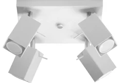 Wohnzimmerlampen|Bauhaus Lampen*Sollux Aufbau Spotstrahler FALERIA in Weiß 4-flmg