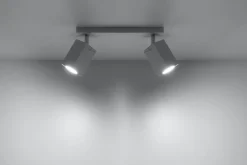Sollux Aufbau Spotstrahler FALERIA in Weiß 2-flmg< Deckenleuchten|Spots