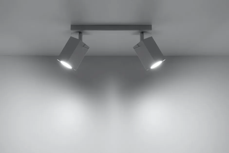 Sollux Aufbau Spotstrahler FALERIA in Weiß 2-flmg< Deckenleuchten|Spots