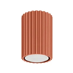 Sollux Aufbauspot Aufputz Ø 6,5 cm H: 10 cm klein Aluminium GU10 Rot< Flurlampen|Wohnzimmerlampen