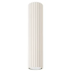 Wohnzimmerlampen|Küchenlampen*Sollux Aufbauspot GU10 in Creme Ø 6,5 cm H: 30 cm schmal BERTA