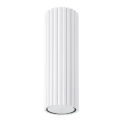 Sollux Aufbauspot Weiß Ø 6,5 cm H: 20 cm klein GU10 Aluminium Modern< Flurlampen|Wohnzimmerlampen
