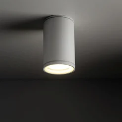 TK Lighting Aufbauspot Weiß Metall GU10 IP44 rund Ø6,3 cm Aufputz< Metall Lampen|Feuchtraumleuchten