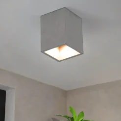 Betonlampen|Moderne Lampen*Easylight Aufbaustrahler Eckig Beton