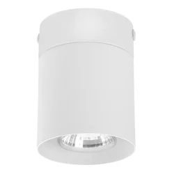 TK Lighting Aufbaustrahler GU10 Metall Weiß akzentuiert Ø8 cm< Spots|Flurlampen