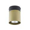 Spots|Flurlampen*TK Lighting Aufbaustrahler Metall Schwarz Gold Ø8 cm elegant