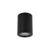Metall Lampen|Feuchtraumleuchten*TK Lighting Aufbaustrahler Schwarz Metall IP44 Ø6,5 cm GU10 Aufputz