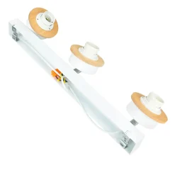 Lamkur Aufbaustrahler Schwenkbar Weiß Holz Deckenstrahler< Wohnzimmerlampen|Stofflampen