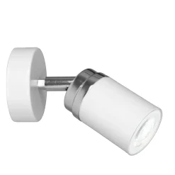 Wandleuchten|Flurlampen*Luminex Aufbaustrahler Schwenkbar Modern Weiß Chrom Wand