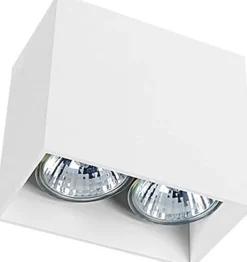 Spots|Küchenlampen*Nowodvorski Aufbaustrahler Weiß Aluminium 2-flammig