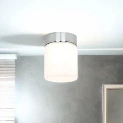 Küchenlampen|Glaslampen*Nowodvorski Aufbaustrahler Weiß Chrom Glas