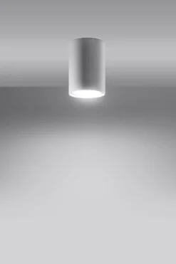 Sollux Aufputz Spot Weiß Metall rund Ø 6 cm H: 10 cm klein GU10< Moderne Lampen|Küchenlampen