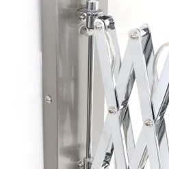 Spots|Wandleuchten*Steinhauer Ausziehbarer Wandspot Metall E27 dimmbar mit Stecker