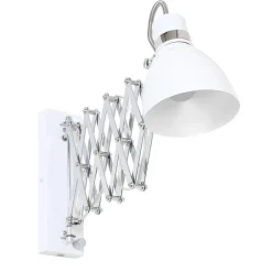 Steinhauer Ausziehbarer Wandstrahler dimmbar Weiß T:90 cm Stecker< Spots|Wandleuchten