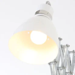 Steinhauer Ausziehbarer Wandstrahler dimmbar Weiß T:90 cm Stecker< Spots|Wandleuchten