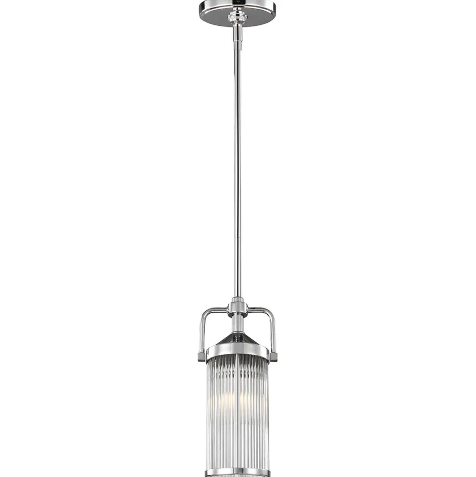 Deckenleuchten|Badezimmer Lampe*Elstead Bad Deckenlampe ERVA Chrom Ø13cm IP44 Bad Licht