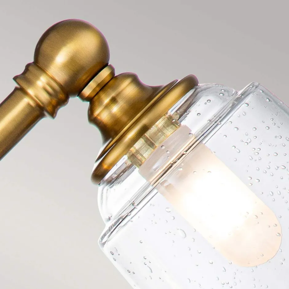 Elstead Bad Lampe Spiegel 53,3 cm breit IP44 mit 3x G9 LED 3000 K warm< Wandleuchten|Badezimmer Lampe