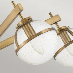 Elstead Badezimmerlampe Decke Glas Metall E14 IP44 81,3 cm breit< Deckenleuchten|Badezimmer Lampe