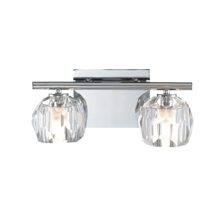 Elstead Badezimmerleuchte Kristall LED G9 3000 K 33,4 cm breit klein< Wandleuchten|Badezimmer Lampe