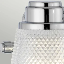 Flurlampen|Metall Lampen*Elstead Badezimmerleuchte Wand IP44 54,5 cm breit mit 3x G9 LED