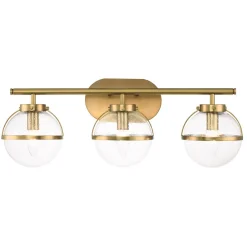 Elstead Badezimmerleuchte Wand IP44 60,6 cm lang in Messing Antik< Wandleuchten|Badezimmer Lampe