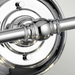 Elstead Badezimmerleuchte Wand LED G9 IP44 B: 35,2 cm Metall Glas< Wandleuchten|Badezimmer Lampe