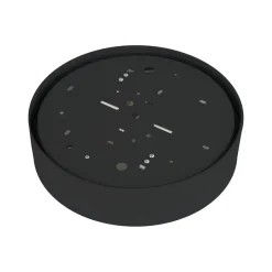 Deckenleuchten|Flurlampen*TK Lighting Badlampe Decke IP44 Badezimmer Ø 29 cm rund Weiß Schwarz