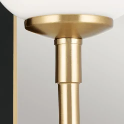 Elstead Badlampe Wand Metall Glas 33,8 cm hoch IP44 G9 LED 3000 K< Wandleuchten|Metall Lampen