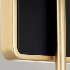 Elstead Badlampe Wand Metall Glas 33,8 cm hoch IP44 G9 LED 3000 K< Wandleuchten|Metall Lampen