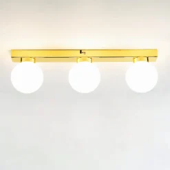 Deckenleuchten|Flurlampen*Easylight Badleuchte in Gold Weiß Wand Decke STAR