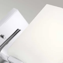 Glaslampen|Metall Lampen*Elstead Badleuchte LED G9 IP44 H: 17,3 cm 3000 K blendarm Chrom Weiß