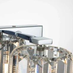 Elstead Badleuchte LED G9 Kristall IP44 in Chrom B: 12 cm klein< Wandleuchten|Badezimmer Lampe