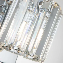 Elstead Badleuchte LED G9 Kristall IP44 in Chrom B: 12 cm klein< Wandleuchten|Badezimmer Lampe