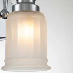 Elstead Badleuchte Metall Glas H: 23,7 cm IP44 G9 LED 3000 K< Wandleuchten|Badezimmer Lampe