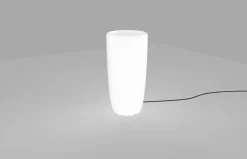 Moderne Lampen|Dekolampen Außen*Nowodvorski Beleuchteter LED Blumentopf rund hoch