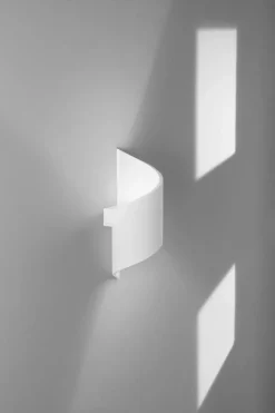 Wohnzimmerlampen|Flurlampen*Eco-Light Bemalbare Wandleuchte Gips Weiß H:30,5 cm G9 Modern