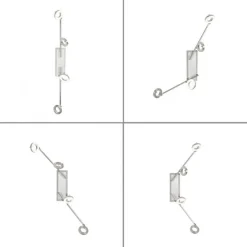 Paul Neuhaus Beweglicher LED Deckenstrahler in Aluminium IP44 94 cm< Flurlampen|Bürolampen