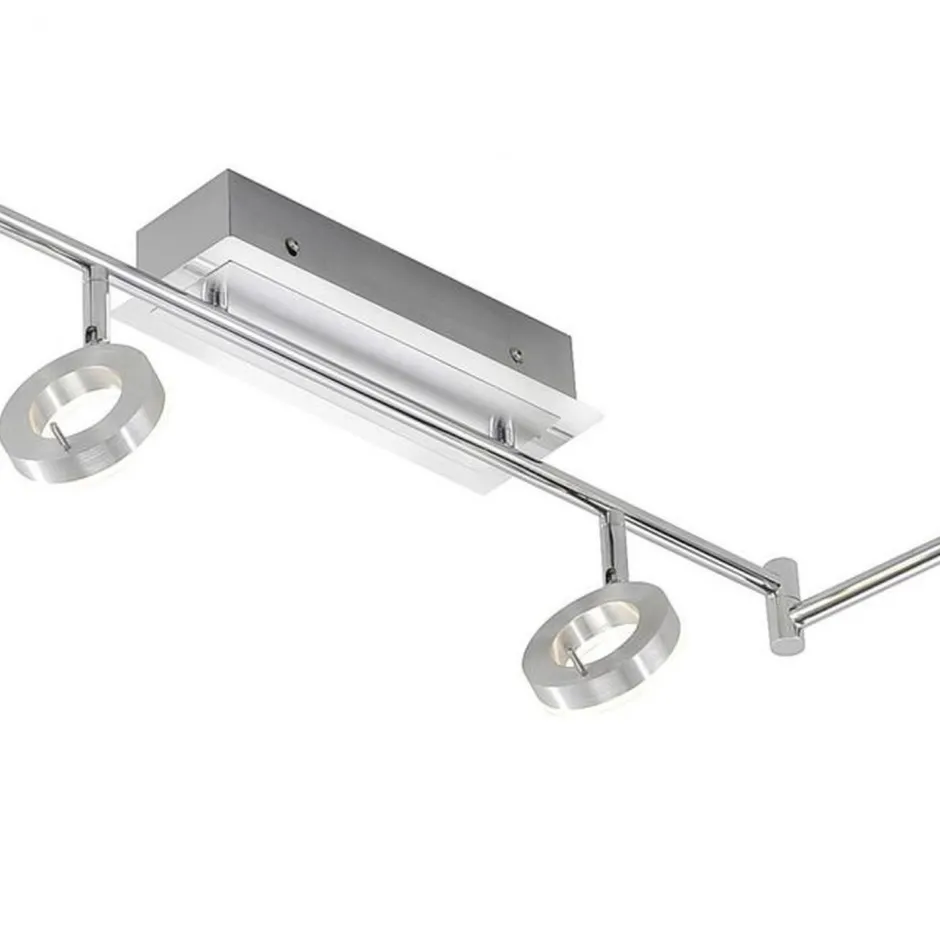 Flurlampen|Bürolampen*Paul Neuhaus Beweglicher LED Deckenstrahler in Aluminium IP44 188 cm