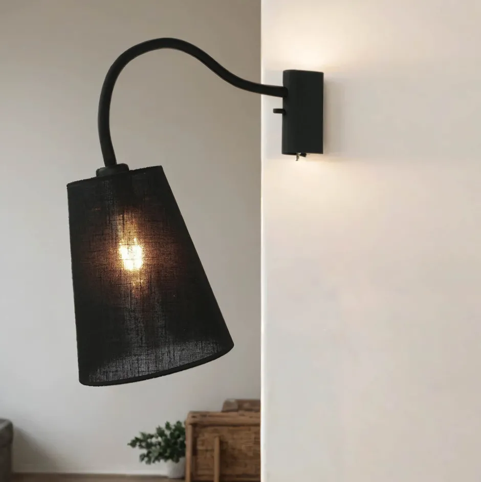 Nowodvorski Biegsame Wandleuchte FLEX SHADE in Schwarz< Wandleuchten|Moderne Lampen