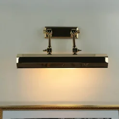 Elstead Bilderlampe in Messing elegantes Design Premium< Designerlampen|Jugendstil Lampen